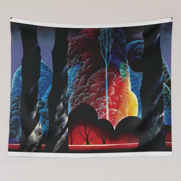 Item preview, Eyvind Earle designed and sold by KaijuNoKaiju.