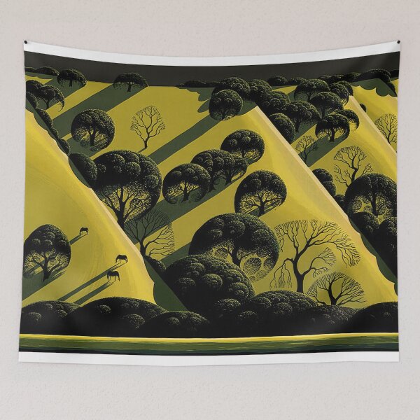 Item preview, Eyvind Earle designed and sold by KaijuNoKaiju.