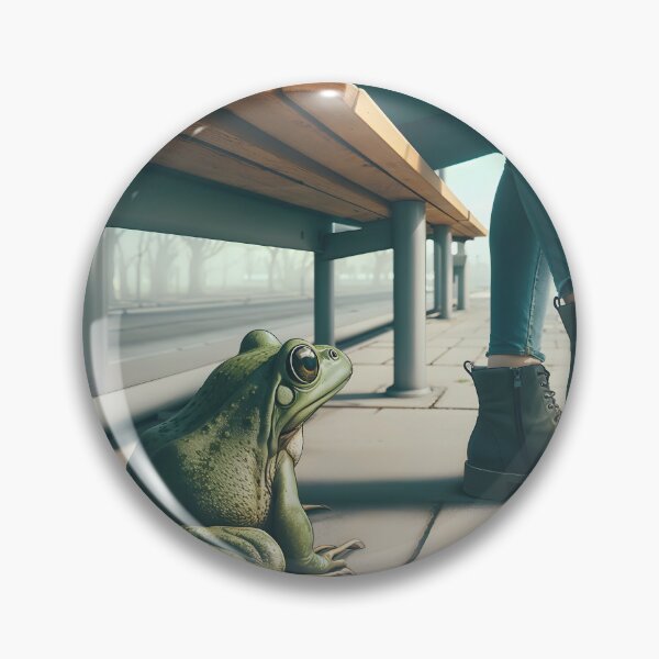 Item preview, a Frog in a Bus Station designed and sold by jznq.