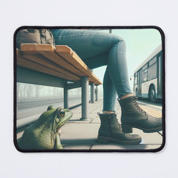 Item preview, a Frog in a Bus Station designed and sold by jznq.