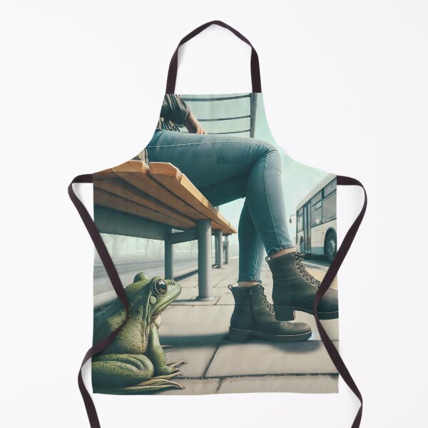 Item preview, a Frog in a Bus Station designed and sold by jznq.