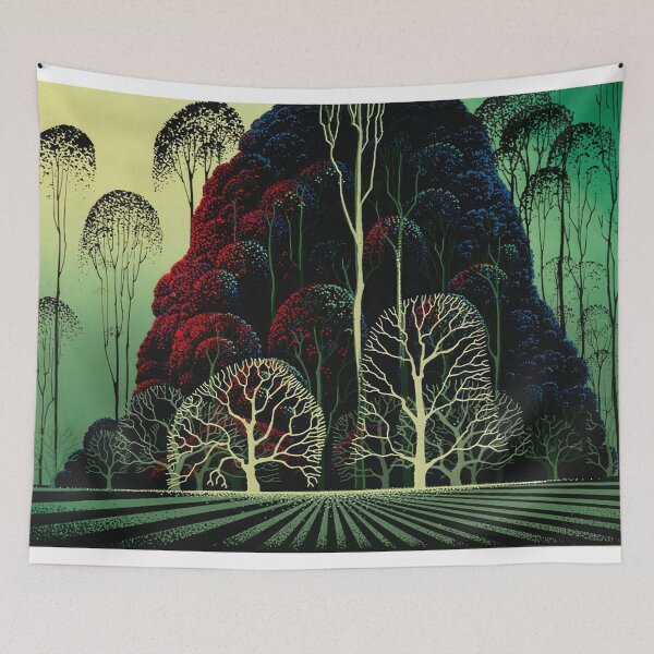 Item preview, Eyvind Earle designed and sold by KaijuNoKaiju.
