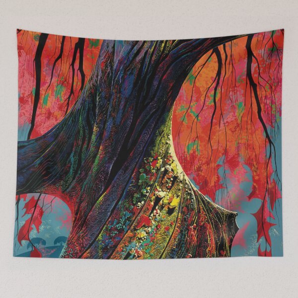 Item preview, Eyvind Earle designed and sold by KaijuNoKaiju.