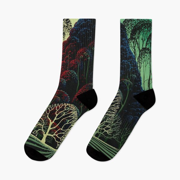 Item preview, Eyvind Earle designed and sold by KaijuNoKaiju.