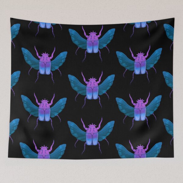 Item preview, June Beetle - Blue (no flowers) designed and sold by Hypedi.