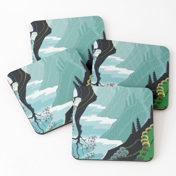 Item preview, Eyvind Earle designed and sold by KaijuNoKaiju.