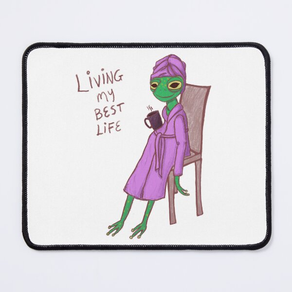 Item preview, Living My Best Life Frog designed and sold by Hypedi.