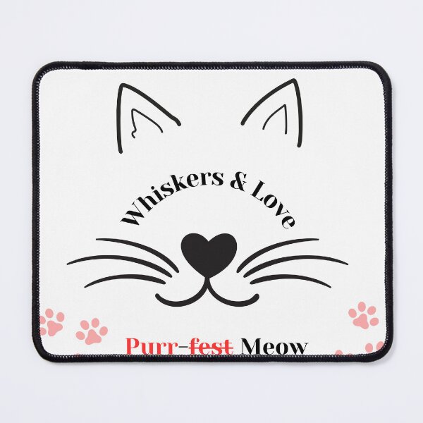Item preview, Whiskers & Love – Cute Cat Nose & Paws | Purr-fest Meow Design designed and sold by Honey & Sarcasm .