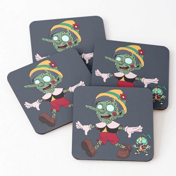 Item preview, Zombie Pinocchio & Cricket designed and sold by HRSCreates.
