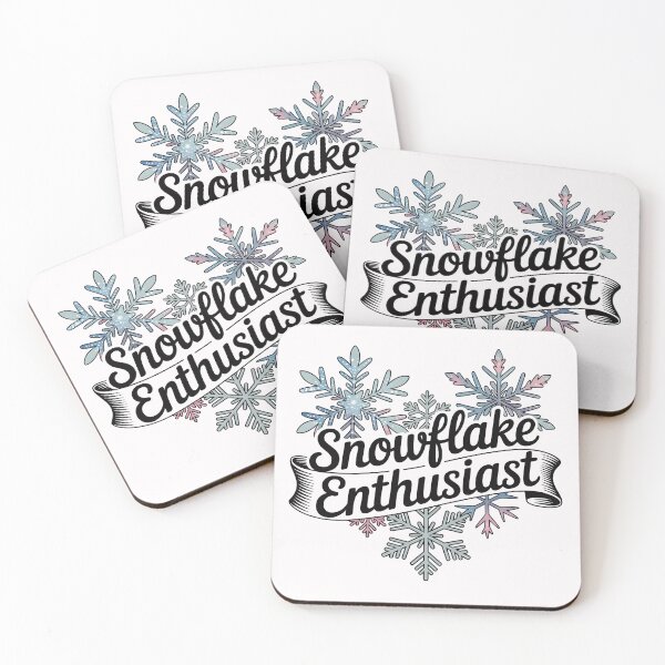 Item preview, Snowflake Enthusiast – Winter Lover Design designed and sold by Jollys-ArtShop.