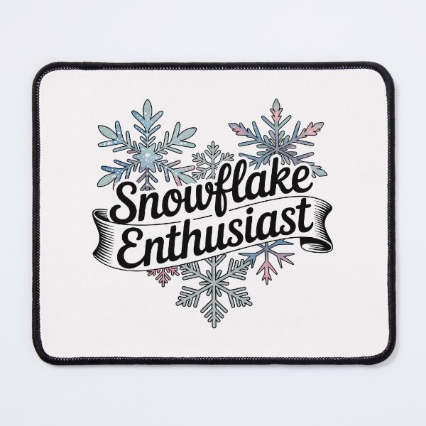 Item preview, Snowflake Enthusiast – Winter Lover Design designed and sold by Jollys-ArtShop.