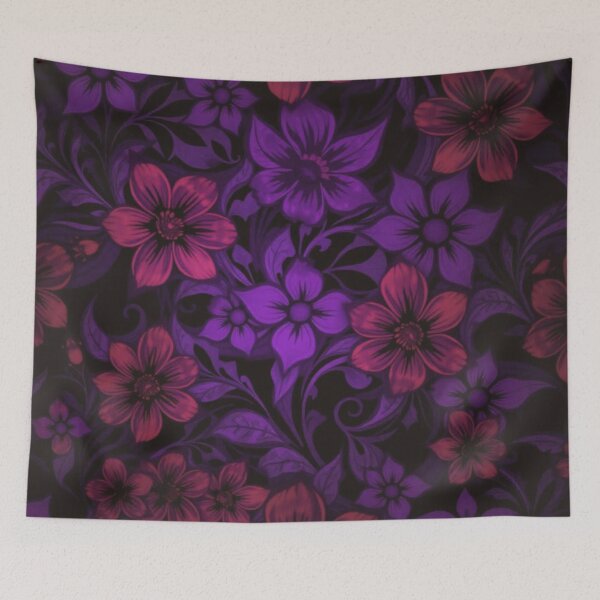 Item preview, Purple Passion Pattern designed and sold by VisionGalaxyDesigns.