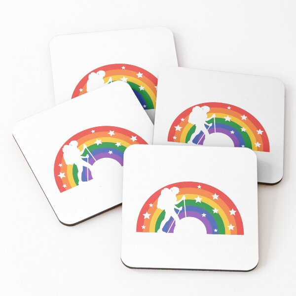Item preview, Rainbow Hiker Pride – Outdoor Hiking & Camping LGBTQ Ally Design designed and sold by Free Soul Designs.