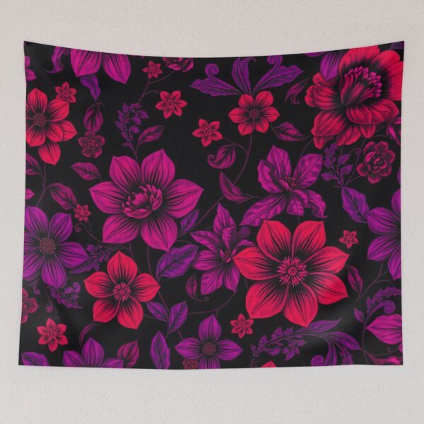 Item preview, Exotic Floral Tapestry designed and sold by VisionGalaxyDesigns.