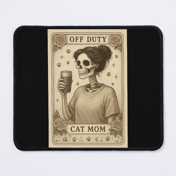 Item preview, Off Duty Cat Mom designed and sold by ArtOrgan.