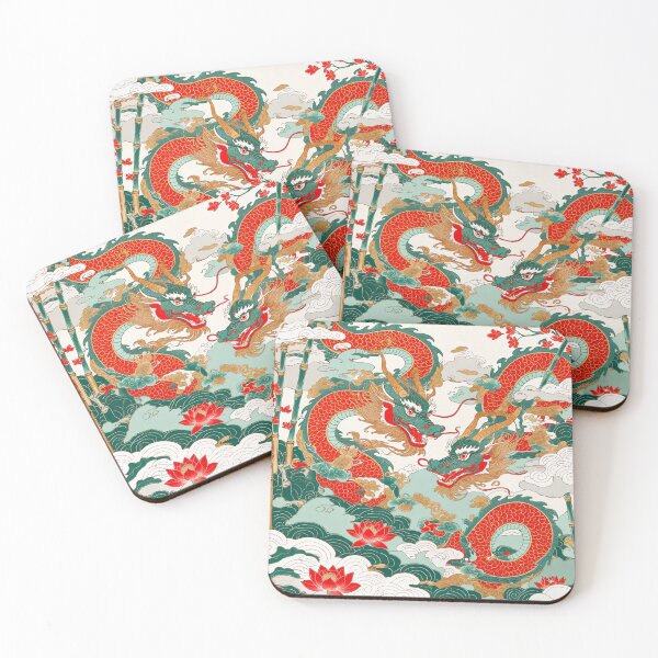 Item preview, Celestial Chinese Dragons designed and sold by The Rabbit Cave.