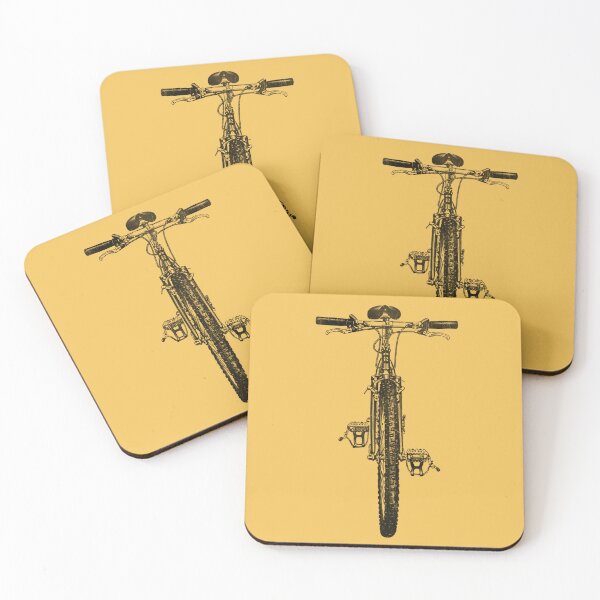 Item preview, Vintage 90s Mountain Bike Illustration – Retro Cycling Art Sticker designed and sold by collectees1.