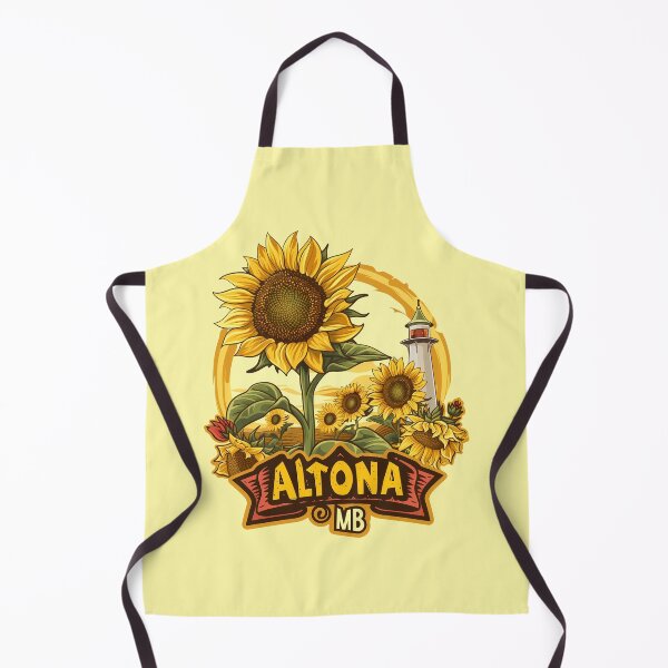 Item preview, Altona Manitoba Sunflower Lighthouse Badge Prairie Sunflower Travel Art Altona MB designed and sold by meganohm.