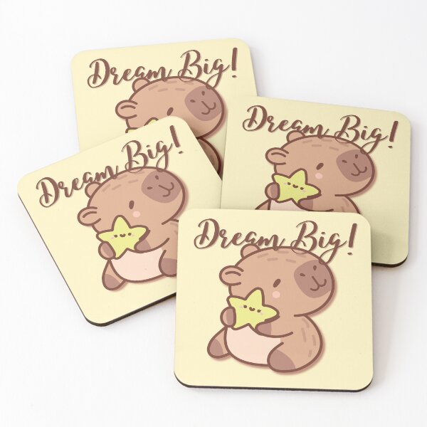 Item preview, Dream Big Capybara Star Design designed and sold by MintNinja17.