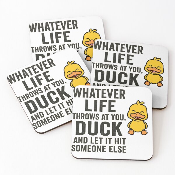 Item preview, Cute Duck Graphic Funny Quote - Unique Gift Idea designed and sold by KimmiesColors.