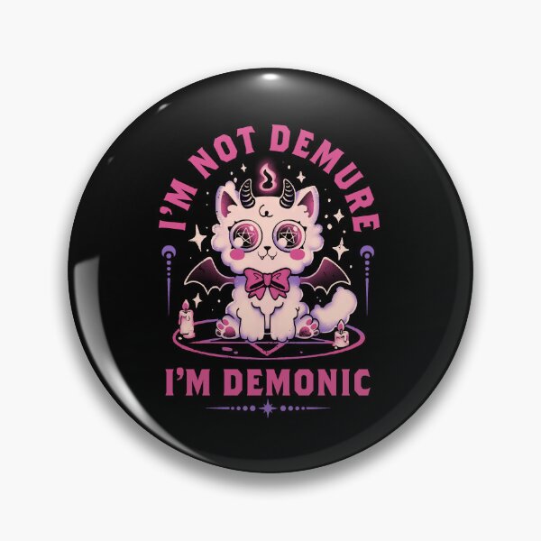 Item preview, Demonic Cat designed and sold by EduEly.
