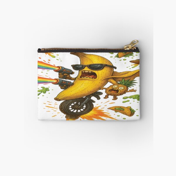 Item preview, “Banana Outlaw: Rainbow Ride Through Taco Space” designed and sold by Mindful56.