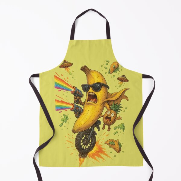 Item preview, “Banana Outlaw: Rainbow Ride Through Taco Space” designed and sold by Mindful56.