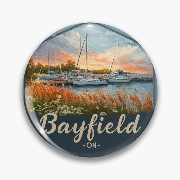 Artikelvorschau, Bayfield Ontario Harbor Sonnenuntergang Bayfield ON Marina Lakeside Art entworfen und verkauft von meganohm.