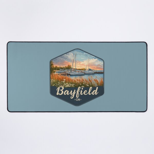 Item preview, Bayfield Ontario Harbor Sunset Bayfield ON Marina Lakeside Art designed and sold by meganohm.