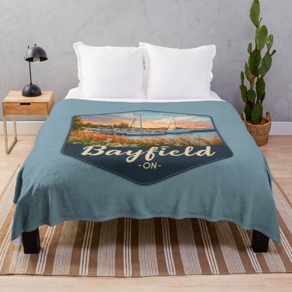 Item preview, Bayfield Ontario Harbor Sunset Bayfield ON Marina Lakeside Art designed and sold by meganohm.