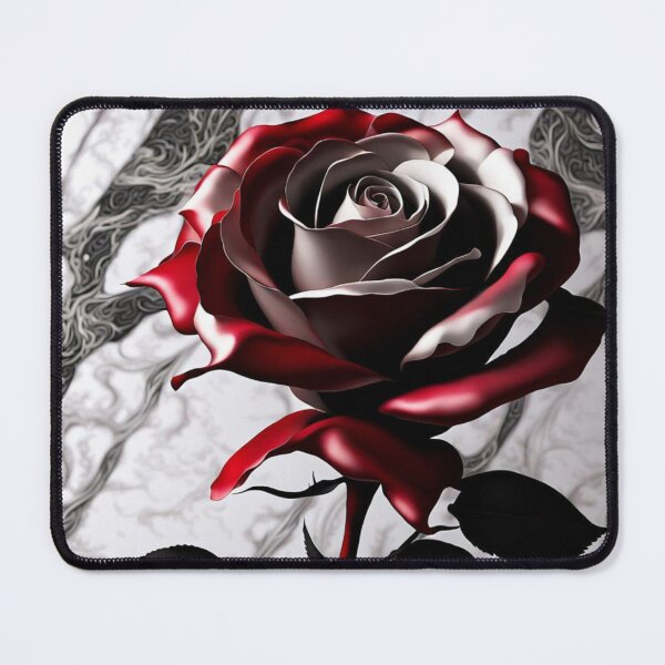 Item preview, Gothic Black and Red Rose Digital Artwork with Dark Elegance designed and sold by Uniquely Yours.
