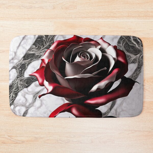 Item preview, Gothic Black and Red Rose Digital Artwork with Dark Elegance designed and sold by Uniquely Yours.