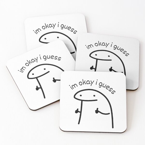 Item preview, Funny Im Okay Sarcastic Humor Meme designed and sold by AestHenni17.