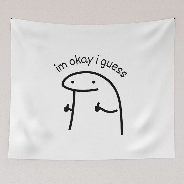 Item preview, Funny Im Okay Sarcastic Humor Meme designed and sold by AestHenni17.