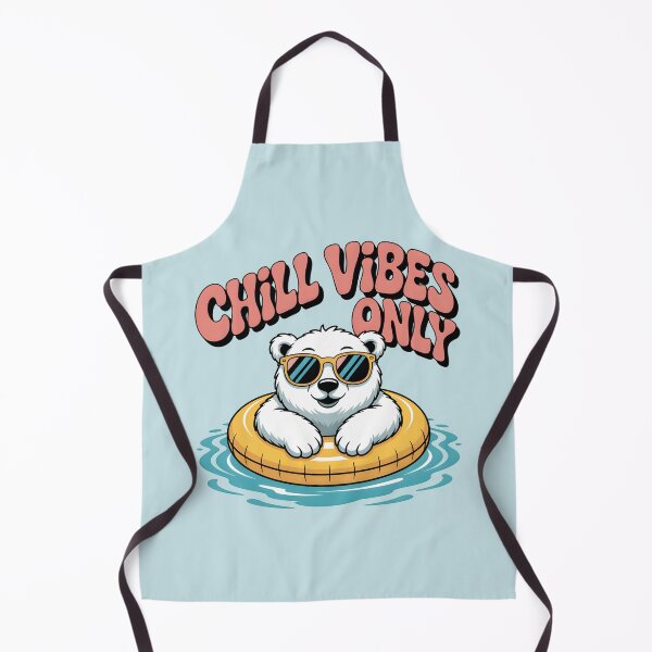 Item preview, Chill Vibes Only – Cool Polar Bear Winter Fun designed and sold by Jollys-ArtShop.