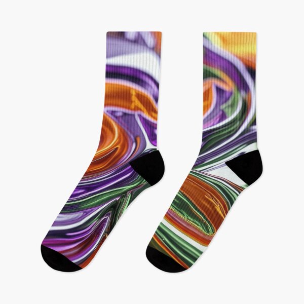 Item preview, Halloween Chrome Swirl – Abstract Metallic designed and sold by Harmonic_Layers.