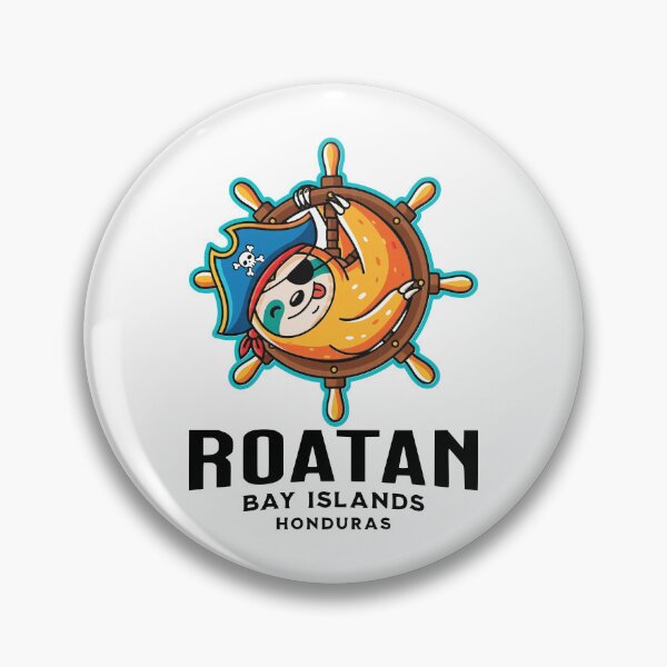 Item preview, Roatan Pirate Sloth designed and sold by BeachWhisper.