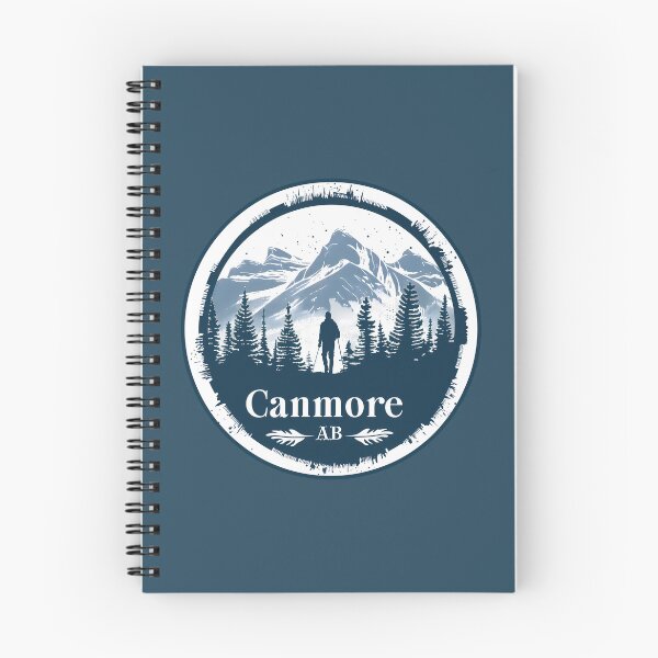 Item preview, Canmore Alberta Mountain Explorer Canmore AB Hiking ArtCanadian Rockies designed and sold by meganohm.