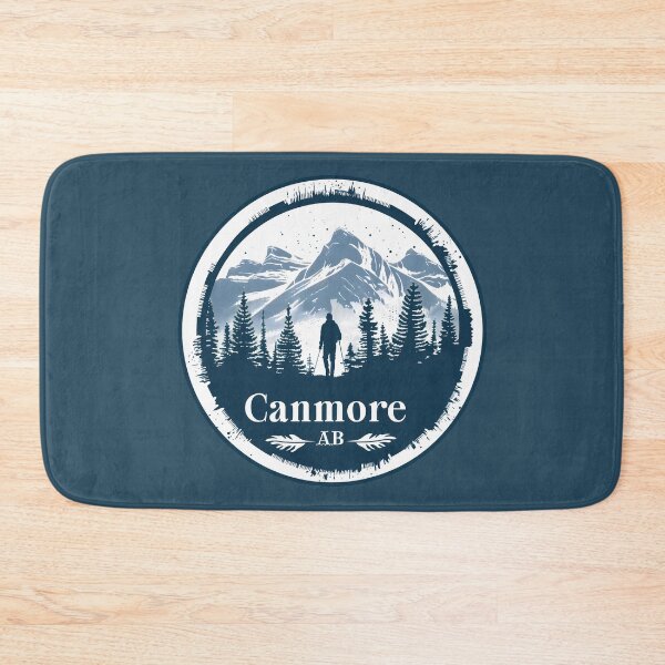 Item preview, Canmore Alberta Mountain Explorer Canmore AB Hiking ArtCanadian Rockies designed and sold by meganohm.
