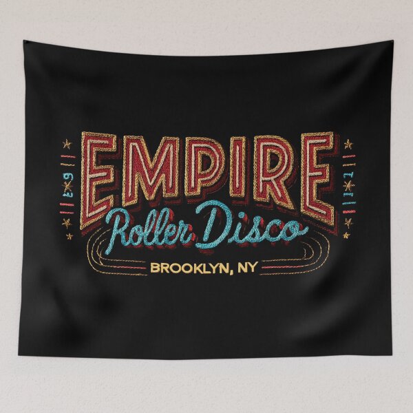 Item preview, Empire Roller Disco - embroidered patch 2 designed and sold by sbdigital.