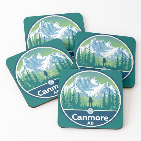 Item preview, Canmore Alberta Vintage Mountain Badge Canadian Rockies Travel Canmore AB Souvenir designed and sold by meganohm.