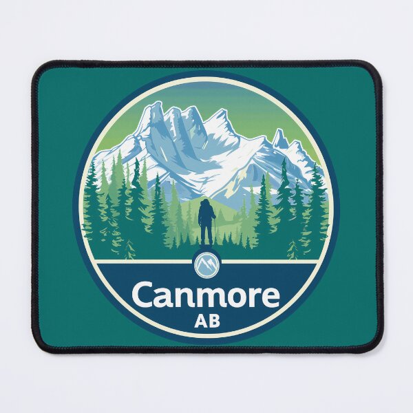 Item preview, Canmore Alberta Vintage Mountain Badge Canadian Rockies Travel Canmore AB Souvenir designed and sold by meganohm.