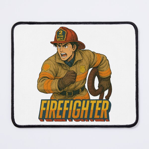 Item preview, Action Hero Firefighter designed and sold by JonelleTshirts.