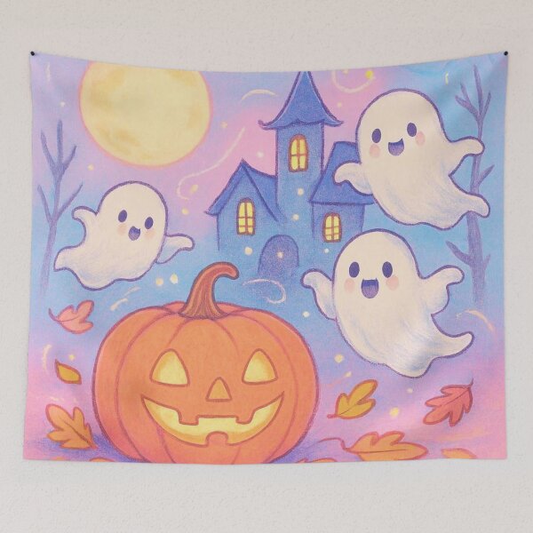 Item preview, Pastel Halloween Scene designed and sold by Healio2.