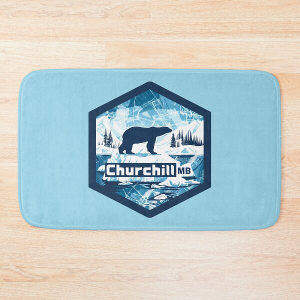 Item preview, Churchill Manitoba Polar Bear Badge Arctic Ice Wilderness, Churchill MB Canada Souvenir designed and sold by meganohm.