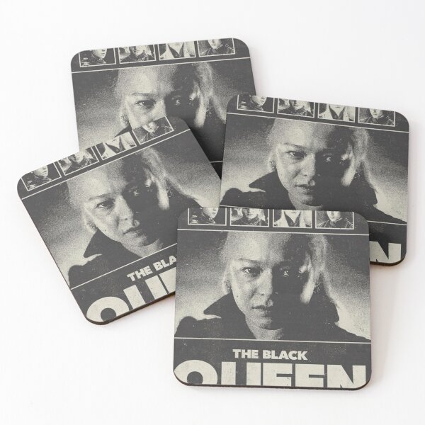 Item preview, The Black Queen – Gritty Fantasy Portrait (Fan Art) designed and sold by Adronia.