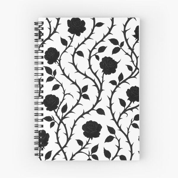 Item preview, Black rose vines with flowers designed and sold by Schattenbau.