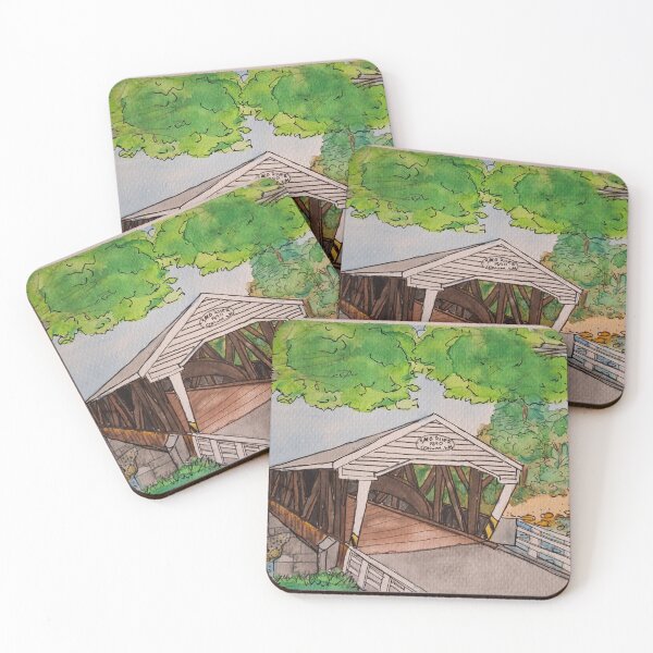 Item preview, Covered Bridge - Saco River designed and sold by Linaae2.