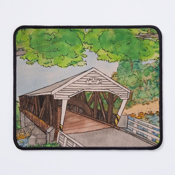 Item preview, Covered Bridge - Saco River designed and sold by Linaae2.