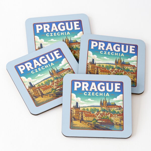 Item preview, Prague Czechia -- Charles Bridge & Castle designed and sold by Myra365Art.